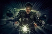 Thrilling Adventure: A Dark Journey on a Harley Davidson