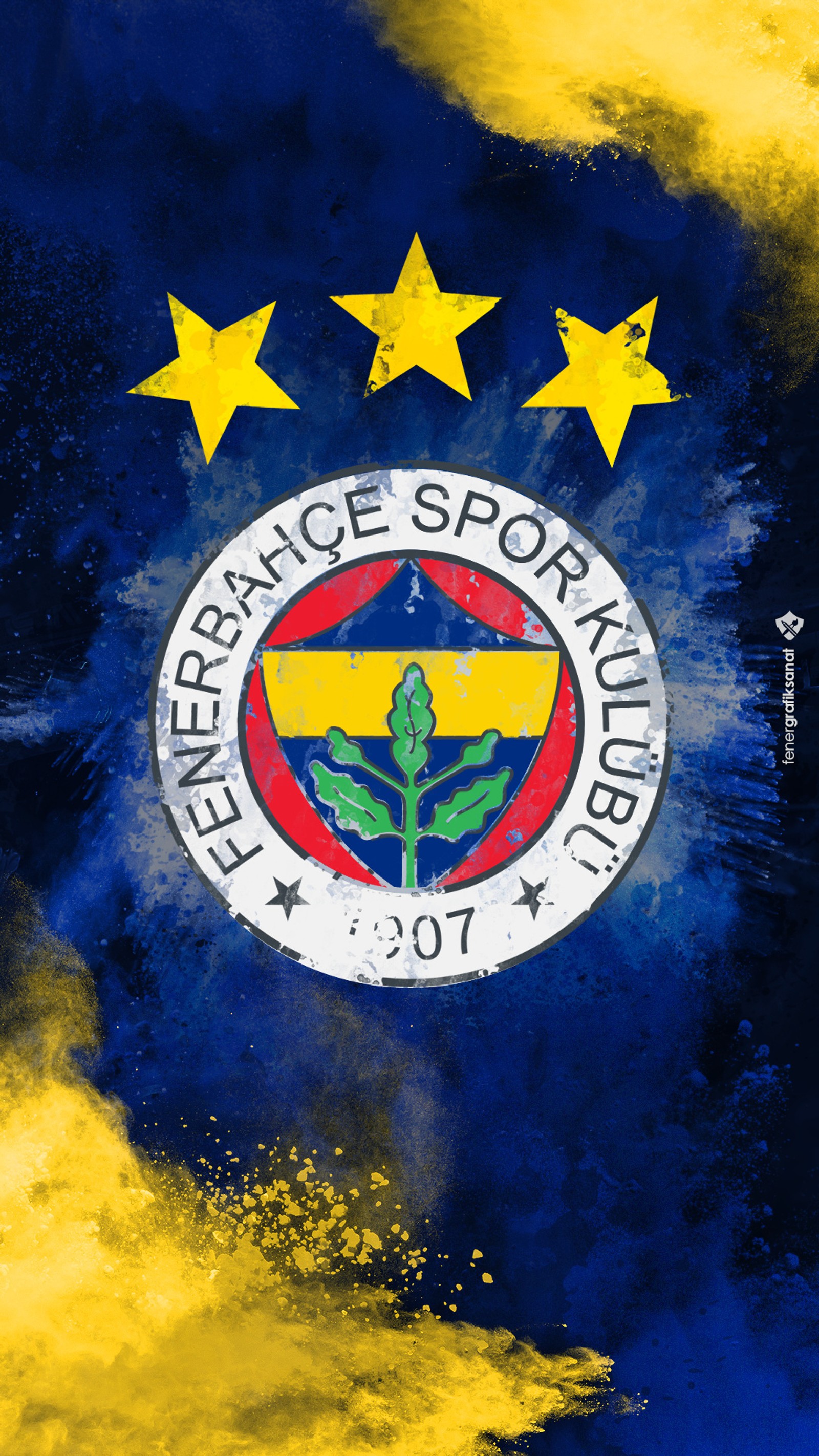 Lade arma, fenerbahçe, fenerbahce, logo Hintergrund herunter