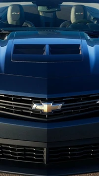 Vista frontal do Chevrolet Camaro