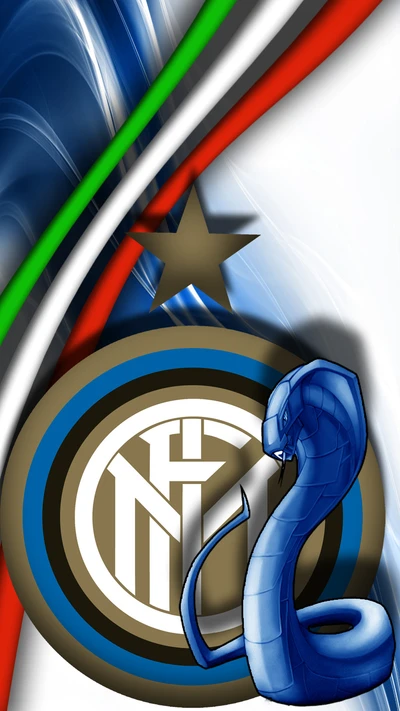 70th Anniversary of Fausto: Inter Milan Emblem with Cobra Design