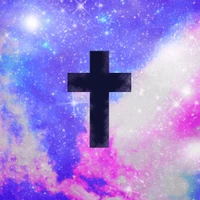 cute, galaxy, girl, jesus wallpaper