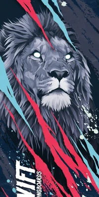 lion, king, art, ultimate wallpaper