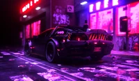 light, art, synthwave, work of art, tire