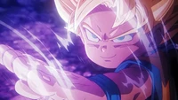 Super Saiyan Goku libère sa puissance dans Dragon Ball Daima