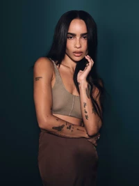 Zoe Kravitz : Séance photo de couverture du magazine Elle 2023