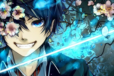 Rin Okumura: El exorcista sonriente en una fantasía floreciente