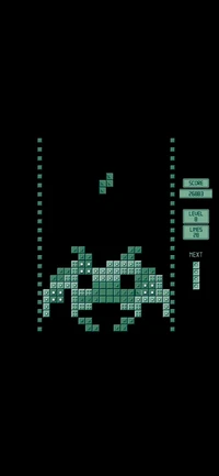 Symmetrical Retro Game Design in a Dark Space