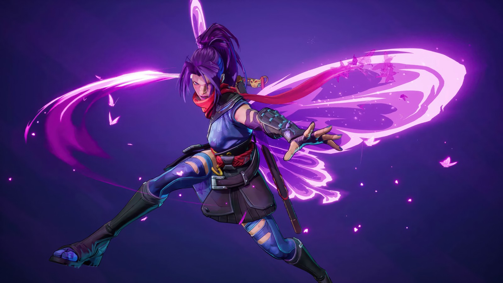 Descargar fondo de pantalla psylocke, estética púrpura, marvel rivals, 5k, juegos 2024