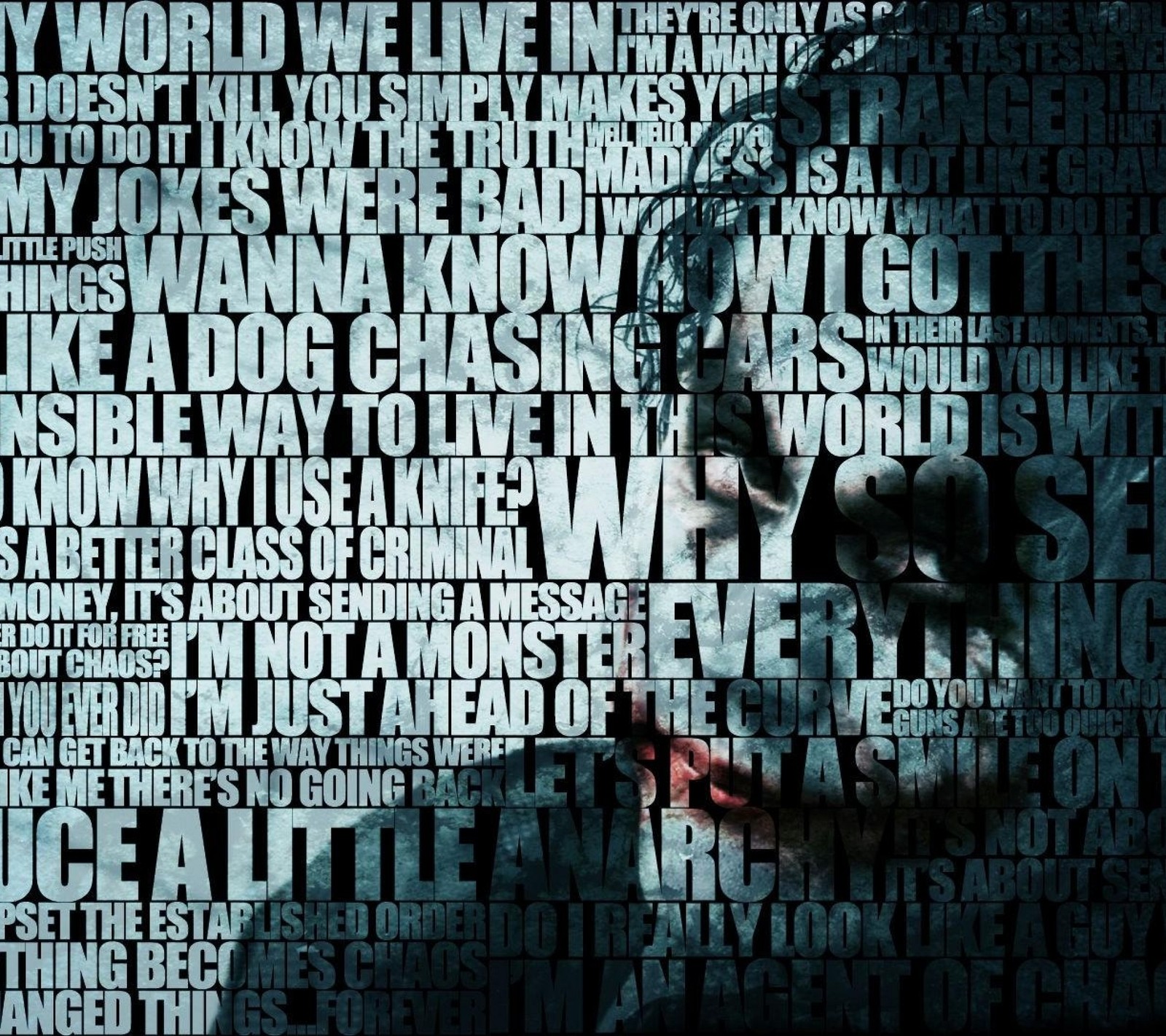 Descargar fondo de pantalla joker, el caballero de la noche, the dark knight