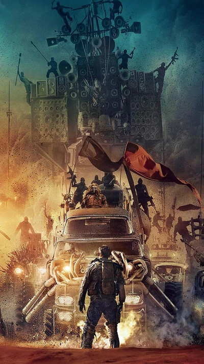 kunst, fury road, verrückt, max, plakat