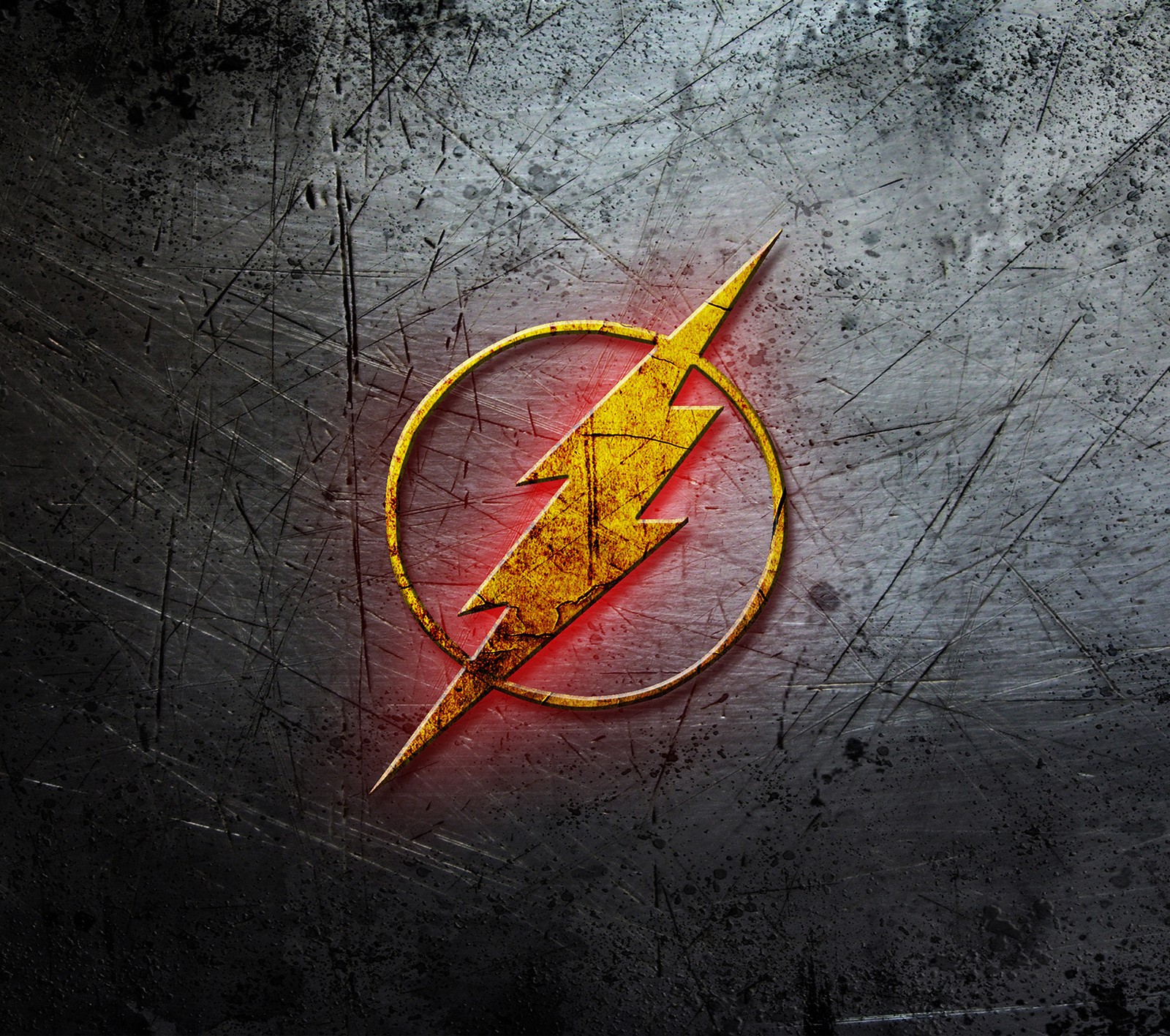 Скачать обои логотип, флэш, the flash