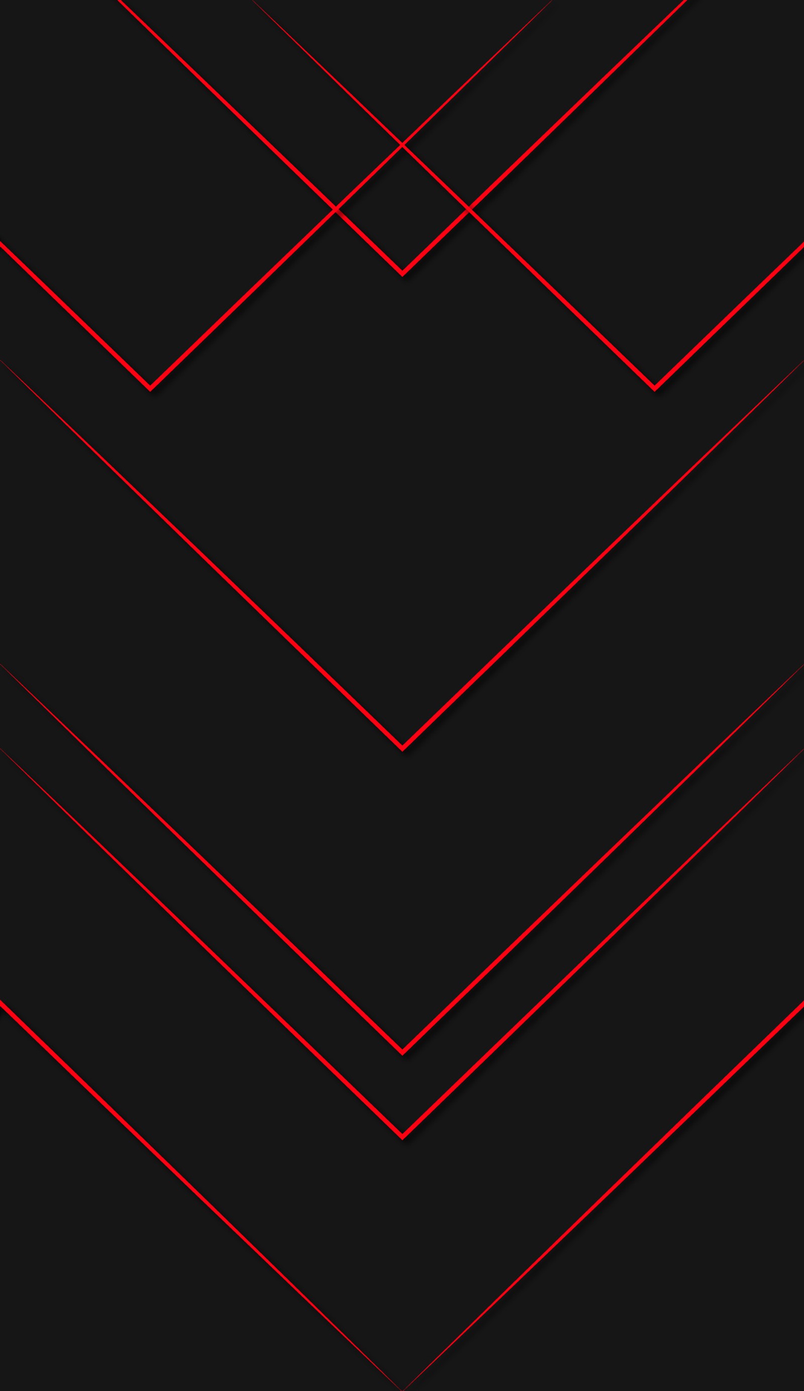 Un primer plano de un fondo negro y rojo con una línea roja (abstracto, negro, genial, líneas, rojo)