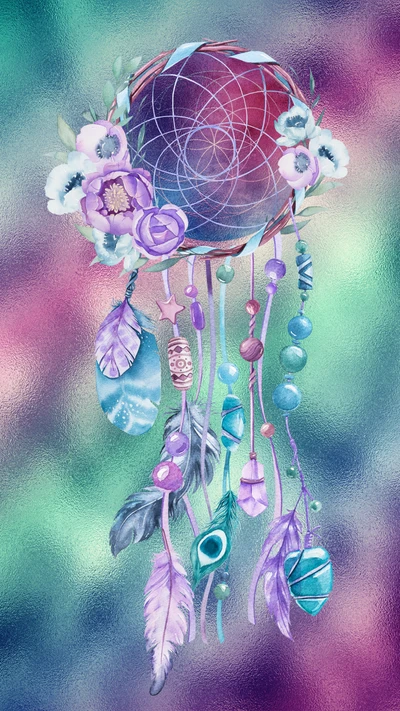 abstract, colorful, colors, dream, dreamcatcher