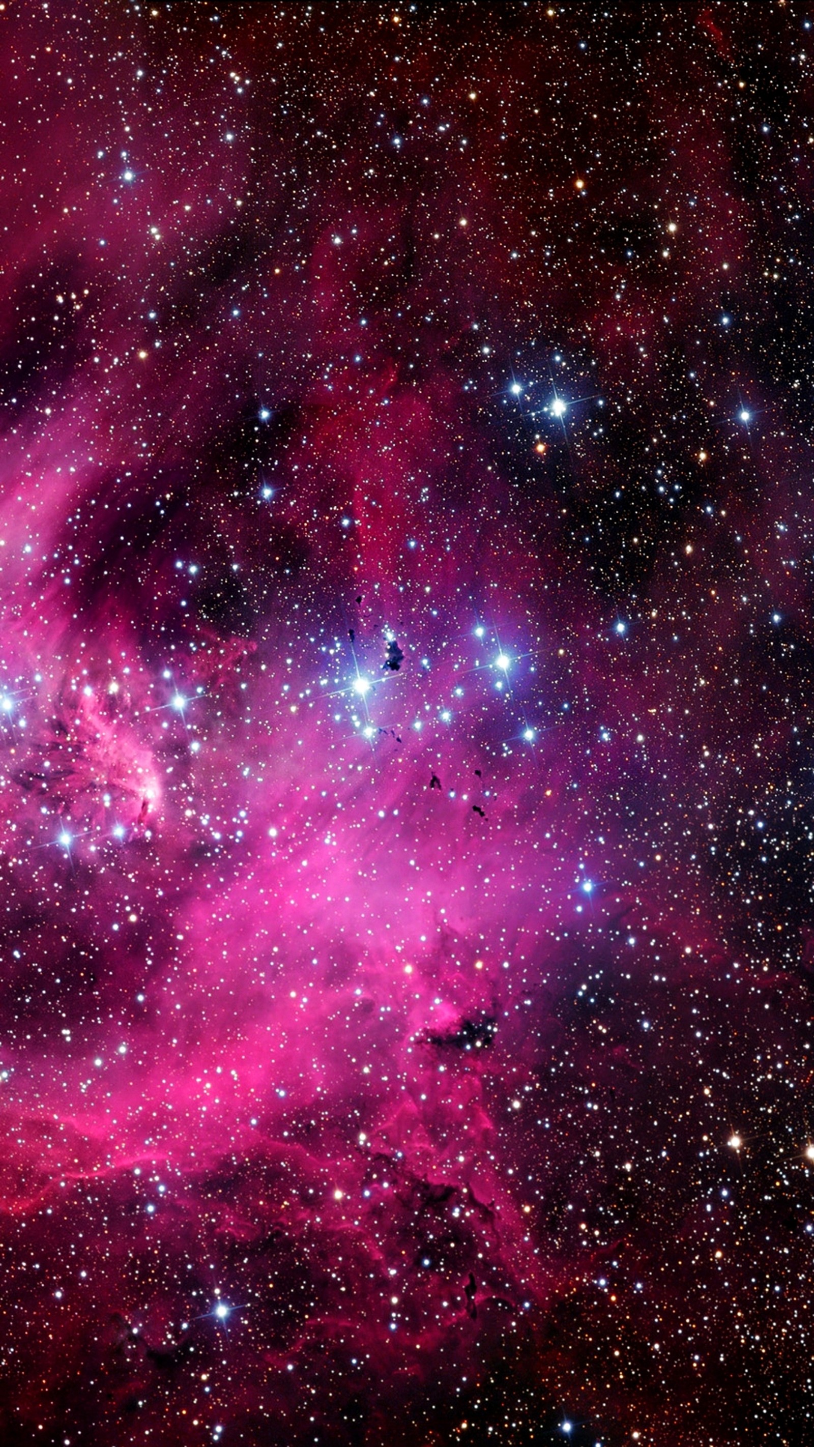 Uma imagem árabe de uma nebulosa rosa com uma formação estelar (galáxia, lg, nebulosa, espaço, estrela)