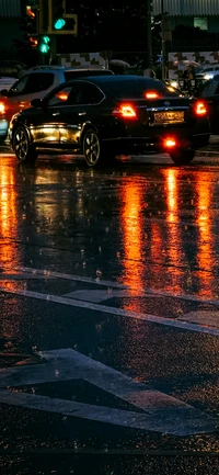 reflection, cars, tire, wheel, automotive lighting wallpaper