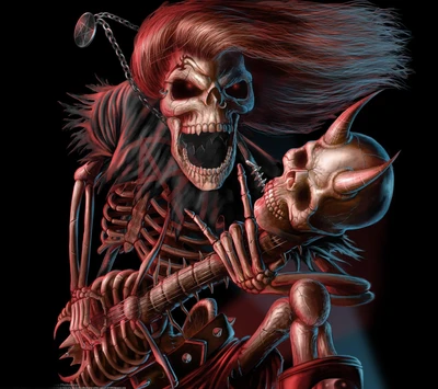 rocker, skull