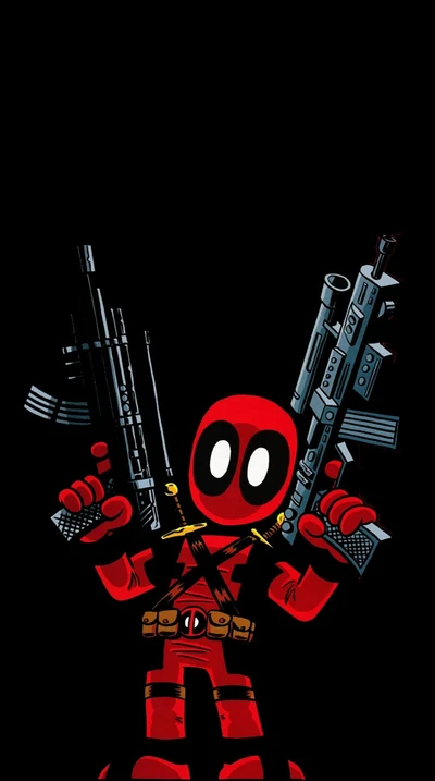 deadpool, red, wade