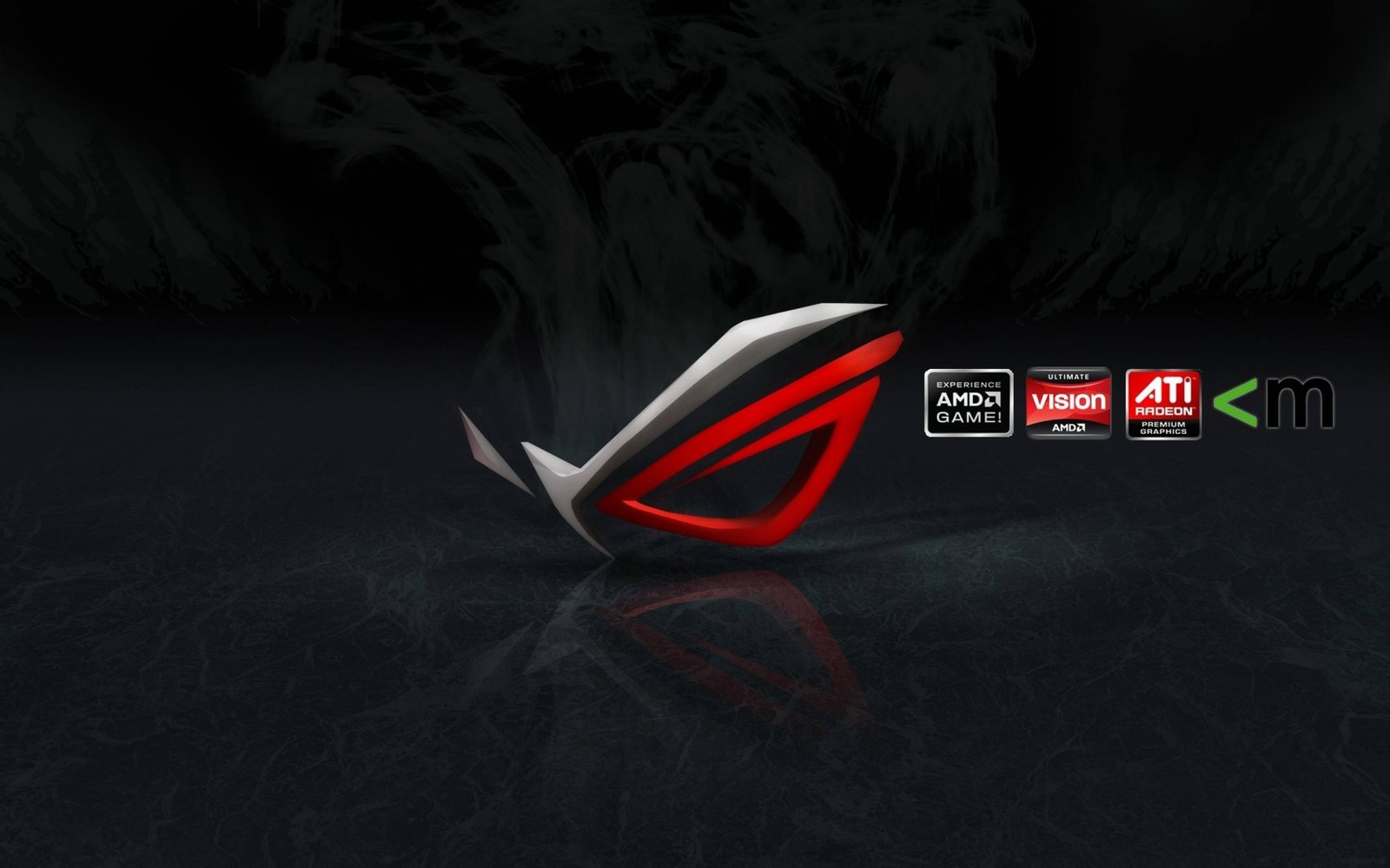 The asus rog logo on a dark background (asus, gamer, gaming, rog)