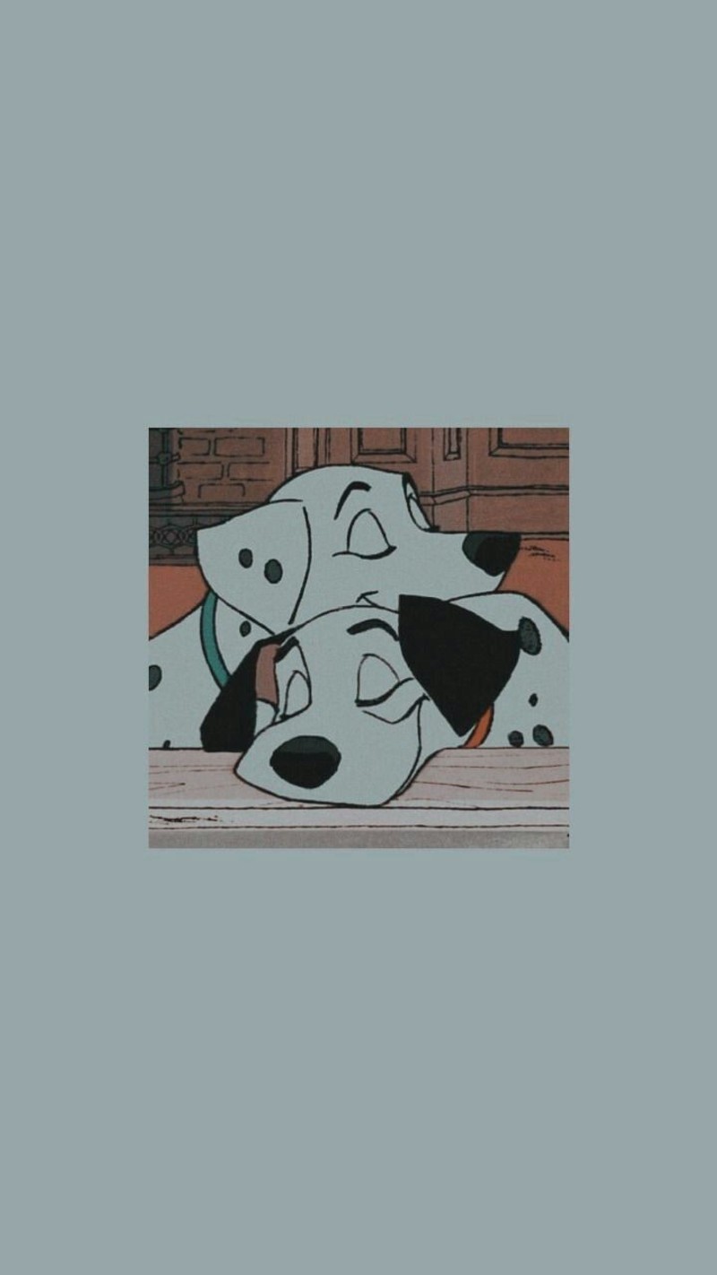 Крупный план собаки, лежащей на полу, с кошкой (101dalmata, дисней, disney, собака, perro)