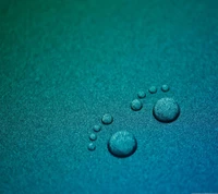 Joyful Footprints in Water Drops