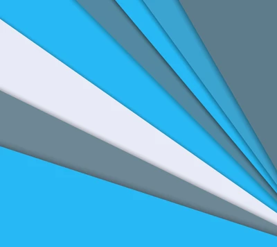 Abstrakte Schichten im Materialdesign inspiriert von Android Lollipop