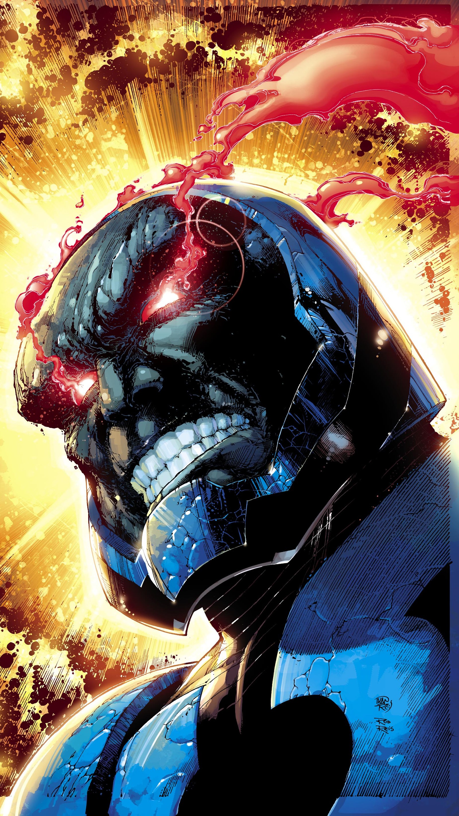 Скачать обои комиксы, дарксайд, darkseid, супергерои, jla