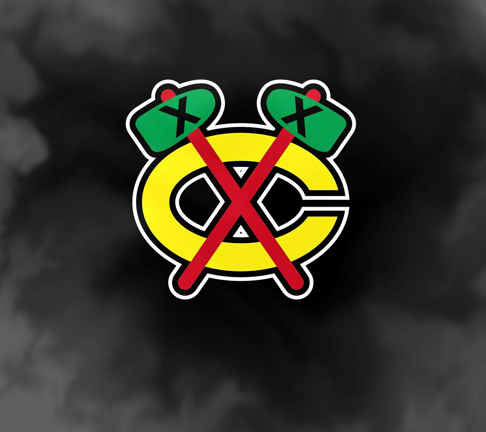 Lade blackhawks, chicago, eishockey, logo, sport Hintergrund herunter