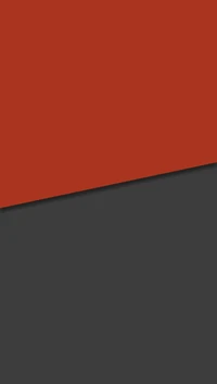 Minimalist Grey and Red Abstract Design