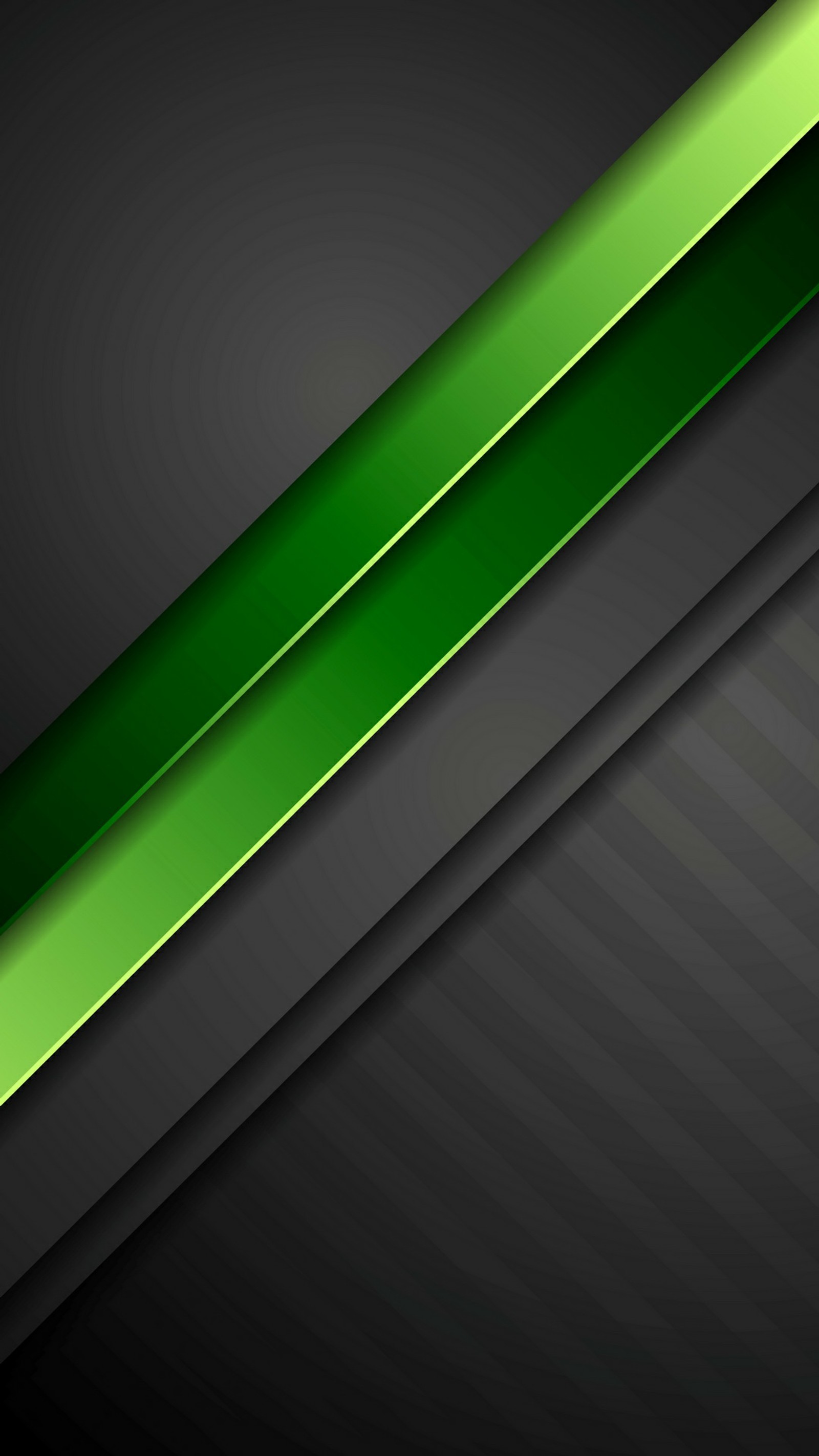 A close up of a green and black background with a curved line (1080p, android, background, black, green)