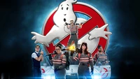 Plakat "Ghostbusters: Afterlife" mit ikonischen Charakteren in Aktion