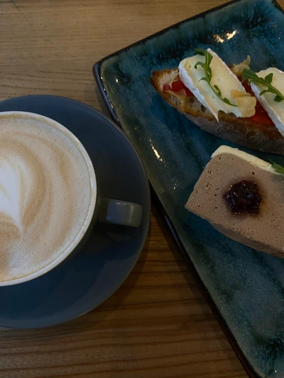 plat, petit déjeuner, tasse à café, vaisselle, tasse