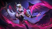 morgana, lol, league of legends, video game, art wallpaper