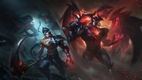 aatrox, kayn, lol wild rift, jogo de vídeo, lol