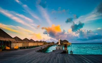 cloud, sea, ocean, horizon, vacation