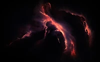 Nebulosa Cósmica: Un Baile Ardiente de Color en el Oscuro Universo