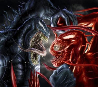 Epic Clash of Carnage and Venom