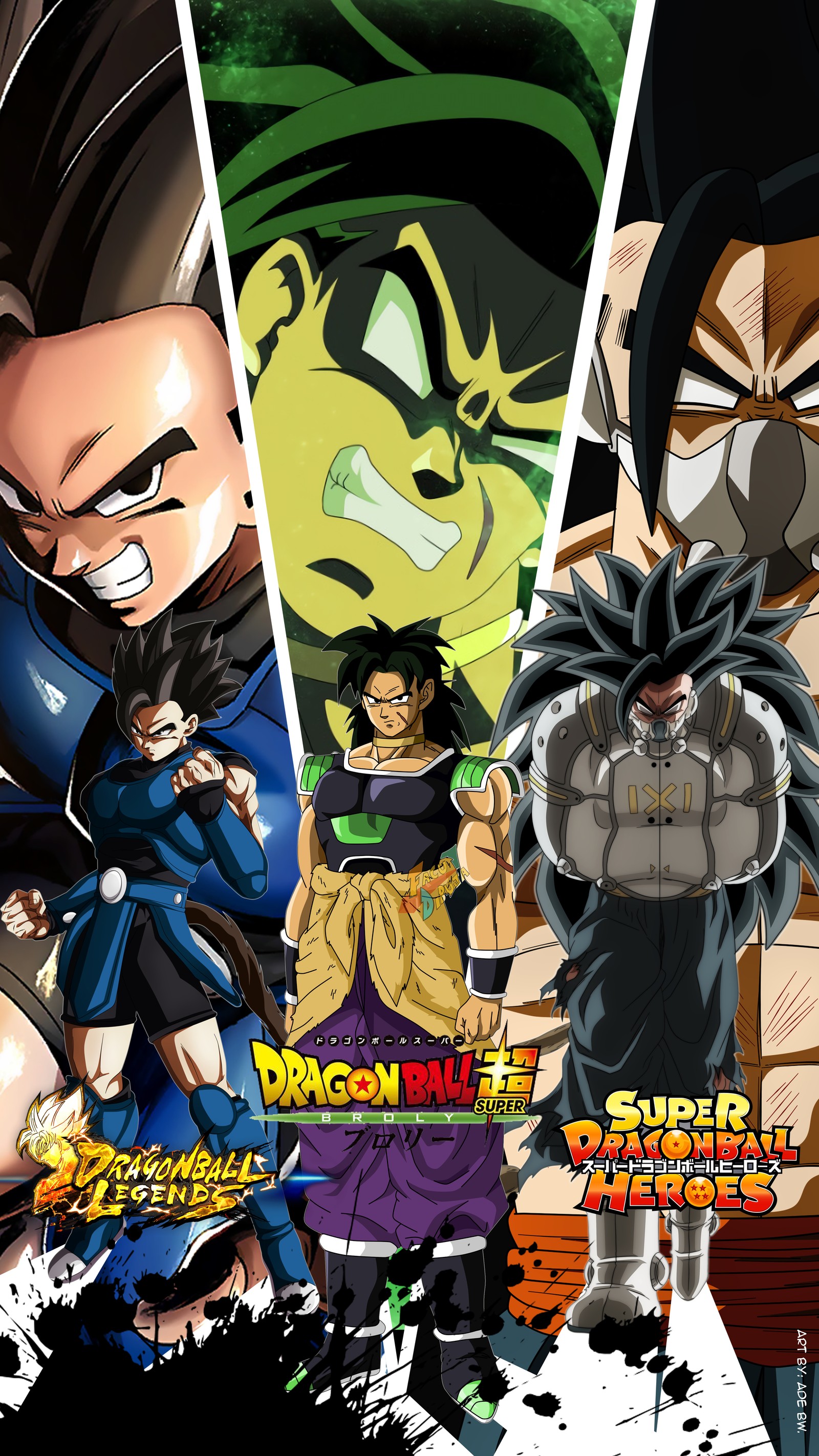 anime, ball, broly, dragon, goku wallpaper