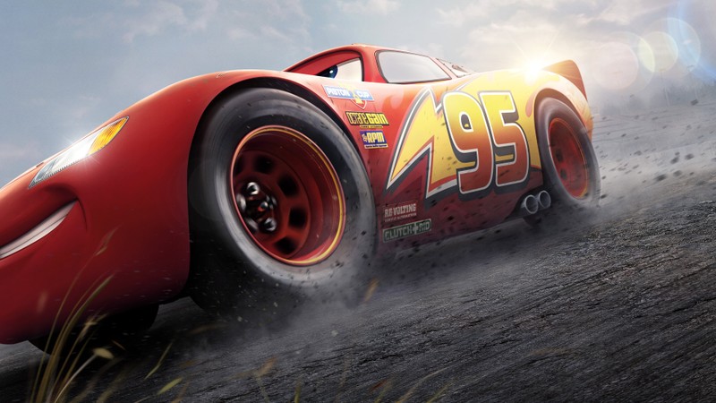 Постер фильма тачки 3 (молния маквин, lightning mcqueen, 8k, мультфильм про машины, 5k)