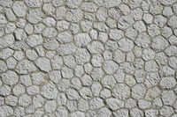 Texture de mur en pierre hexagonale avec des motifs naturels