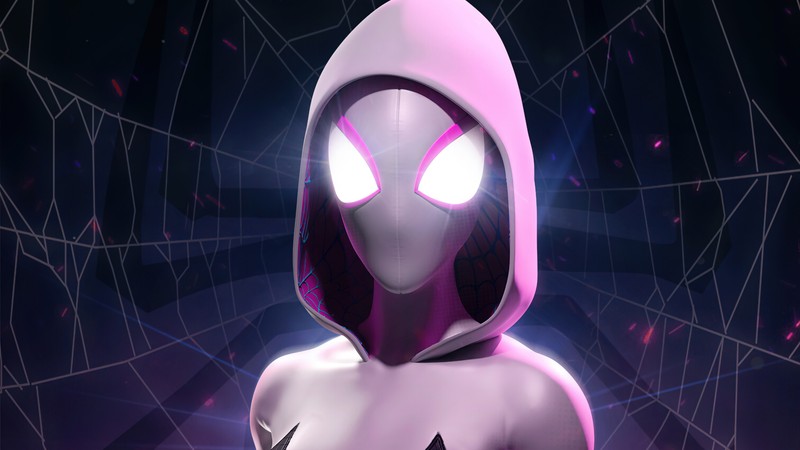 Человек-паук: через вселенные (гвен паук, spider gwen, супергерой, marvel comics, комиксы)