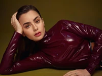 lily collins, actrice américaine, 5k, gens, fond décran 4k