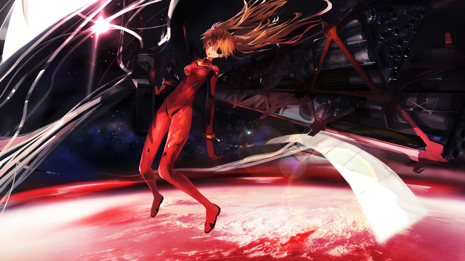 asuka langley soryu, rei ayanami, anime, human body, entertainment wallpaper