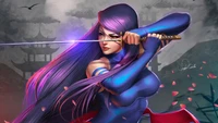 psylocke, marvel comics, superhero, girls, comics wallpaper