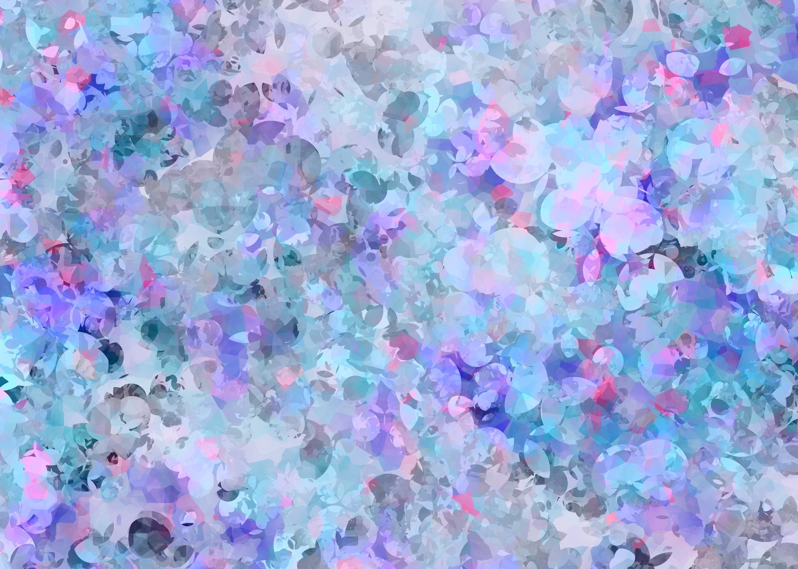 A close up of a bunch of flowers that are in a field (abstraction, abstract art, purple, lavender, lilac)