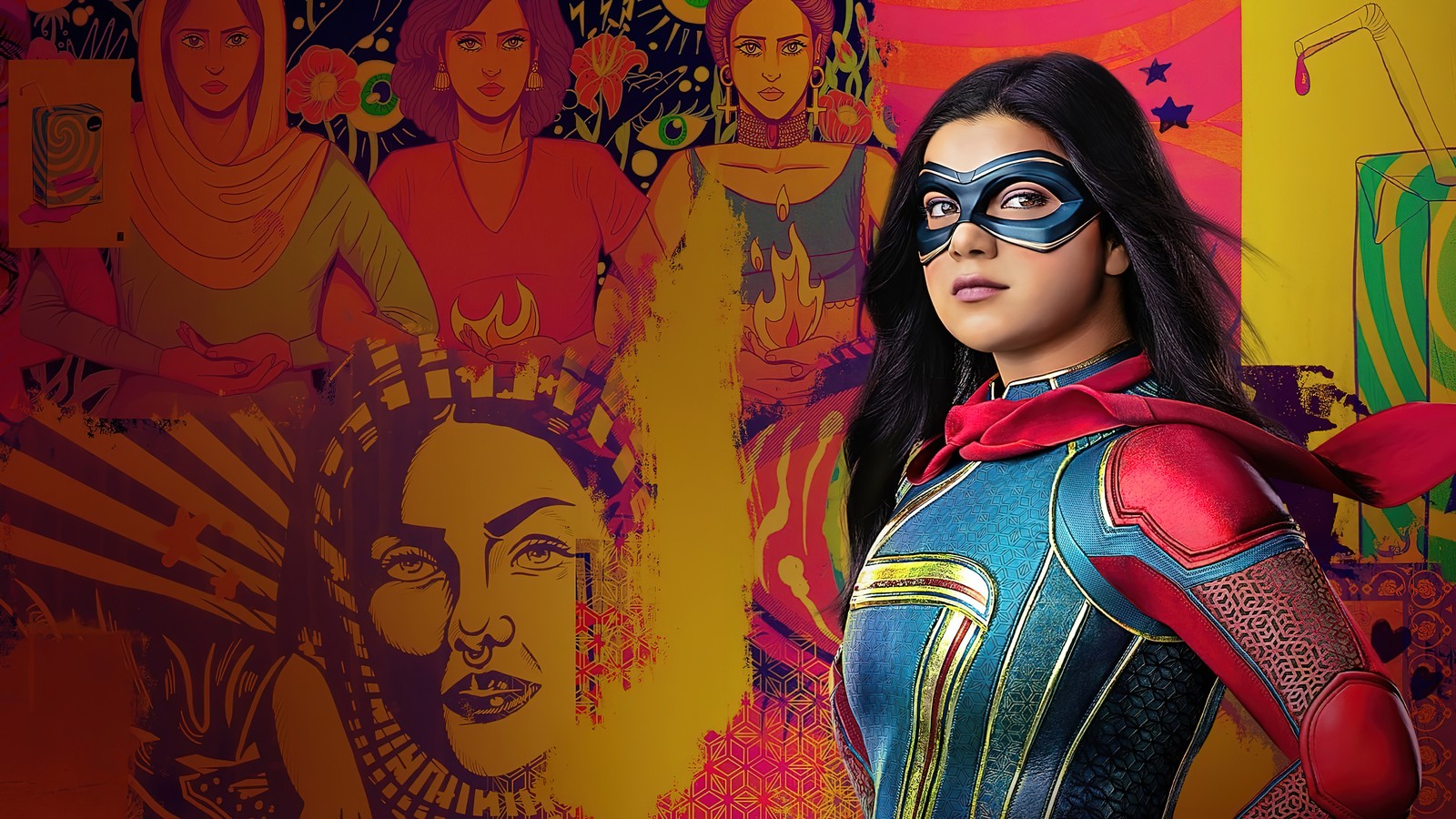 ms marvel series, tv series, disney plus, kamala khan, miss wallpaper