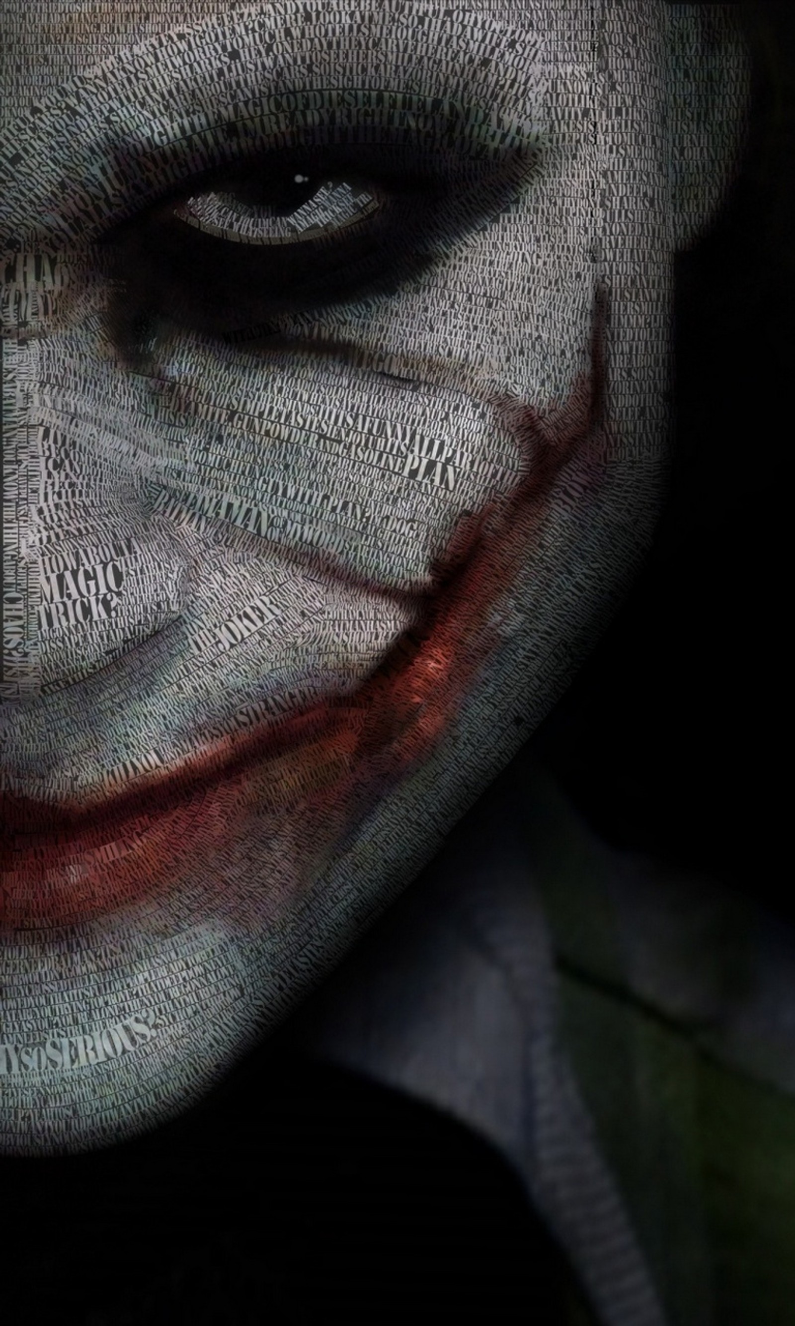 Batman the dark knight joker poster (batman, joker, movies)