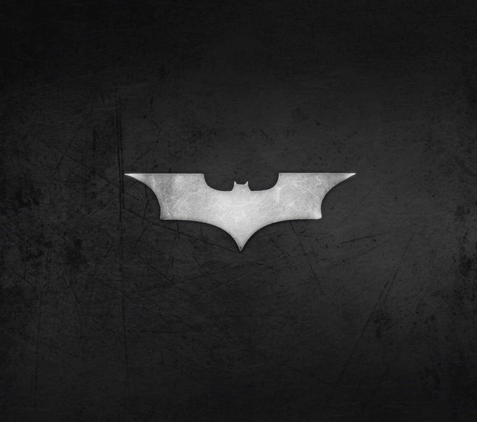 Batman logo on a black background (batman, dark knight)