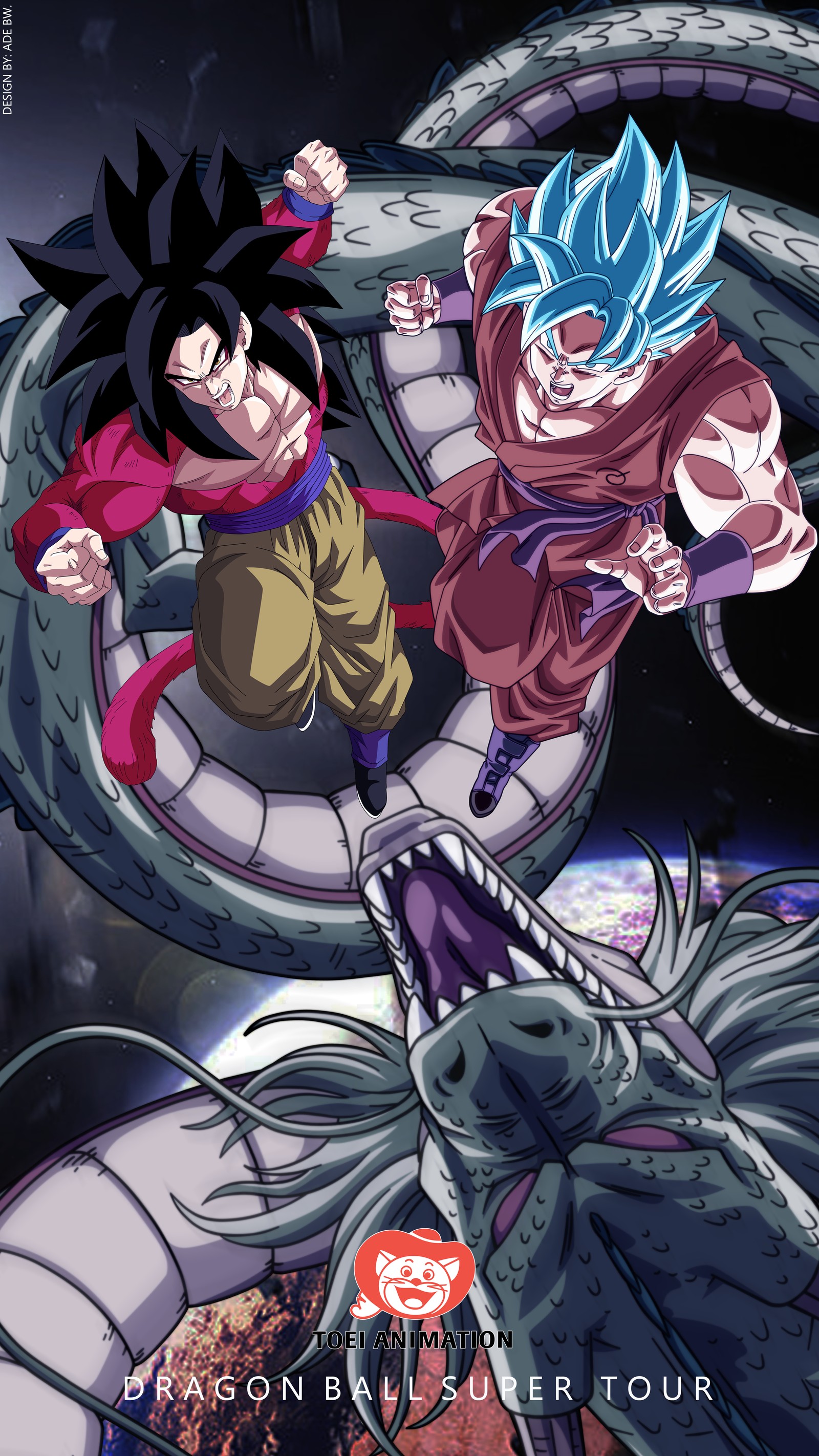 Pôster de dragon ball super broly (bola, dragão, goku, sjj blue, ssj 4)