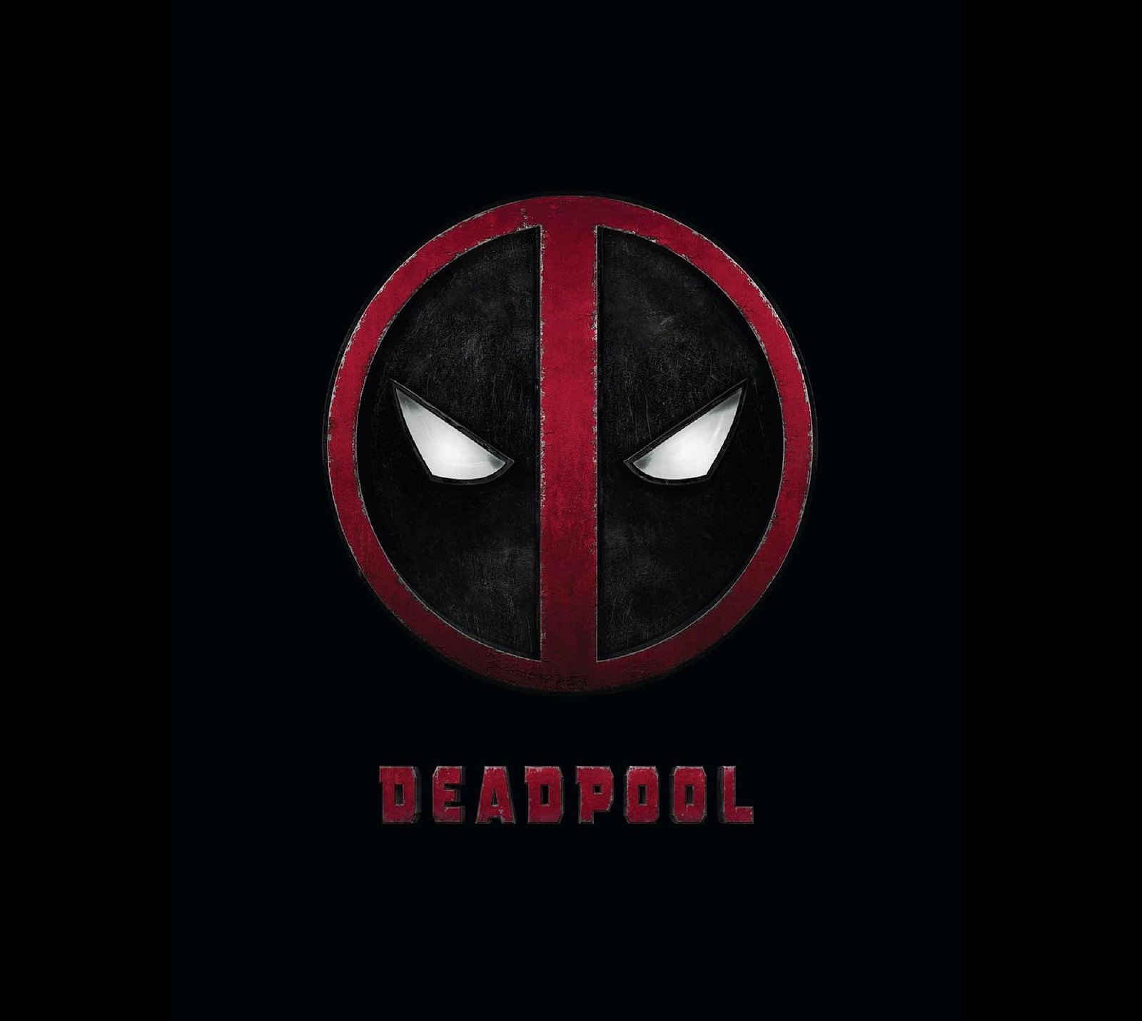 Logotipo do deadpool em um fundo preto (dfg, fds)