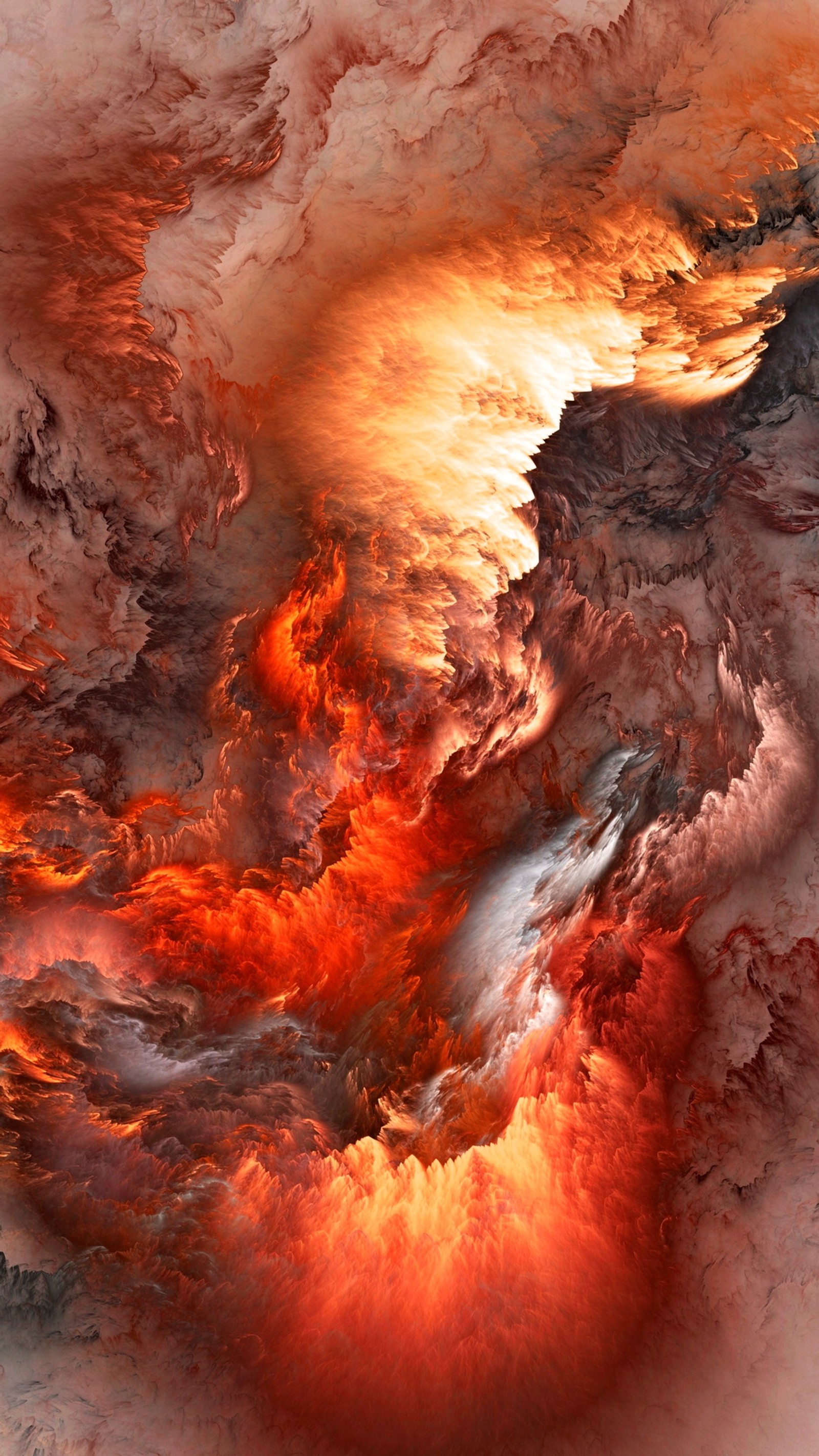 Arafed image of a fire and smoke swirls through a cloud (abstract, landscape, love, nature, view)